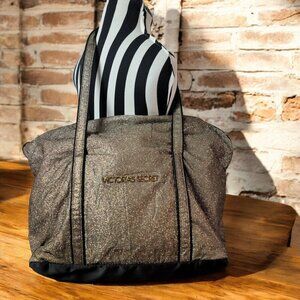 Super Cute Victoria's Secret Gold Weekender Bag
